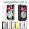 Electroplated TPU Protective Case for Huawei Watch Fit 2 Fit2 Full Screen Protector Shell Cover