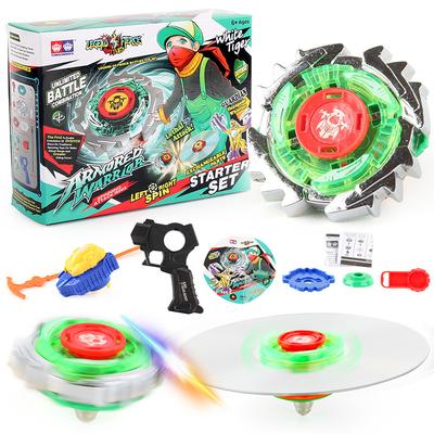 Traditional Casual Boy Toy Alloy Battle Gyro Gun Set Attack Gyro Can Be Used With Cd Disc Launcher