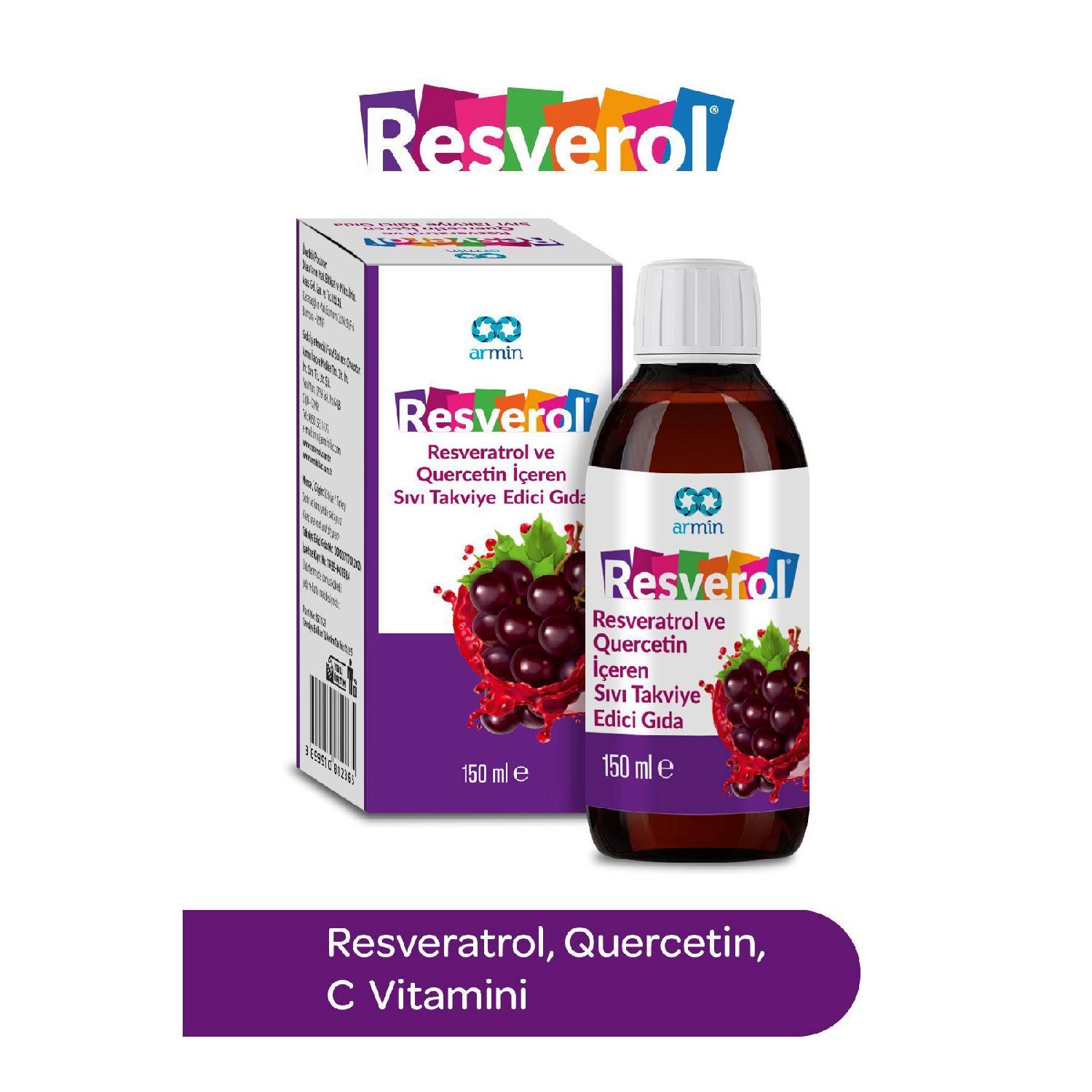 

Resveratrol, Quercetin And Vitamin C, Which Contain Liquid Reinforcing Food 150 Ml