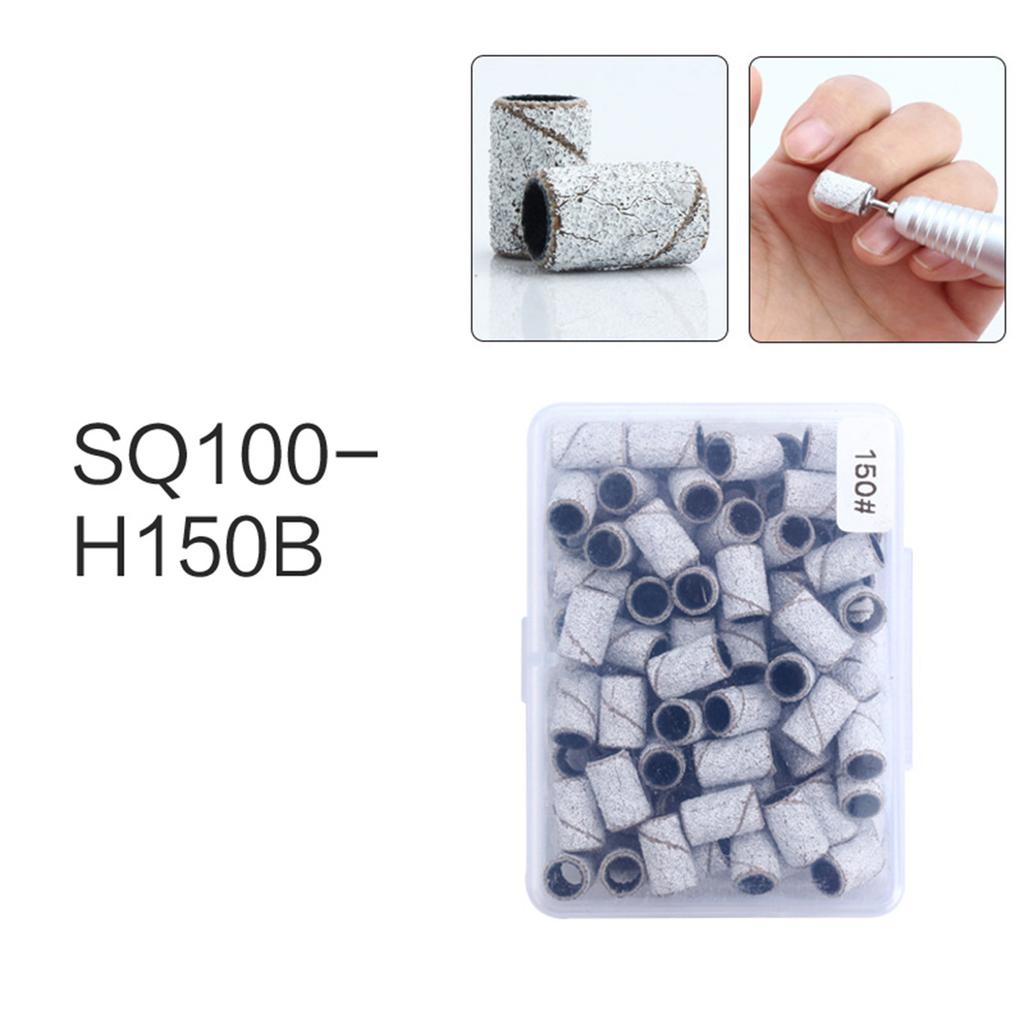 100pcs Small Nail Sanding Bands for Manicure Smooth and Durable Tools for Nail Drill Polishing