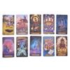 78 cartes de tarot du pays des merveilles, outil de divination, papier couché, jeu de société anglais pour débutants