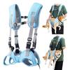 Soft Pet Carrier Bags Breathable Adjustable Dog Sling Harness with Safety Strap and Pocket Big Capacity Dog Duffel Bag Summer