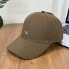 Fashion Hat Flannel Thickened Wool Women's Autumn and Winter Versatile Cap Korean Version Personalized Letter Embroidery Hardtop Wide Hat Baseball Cap
