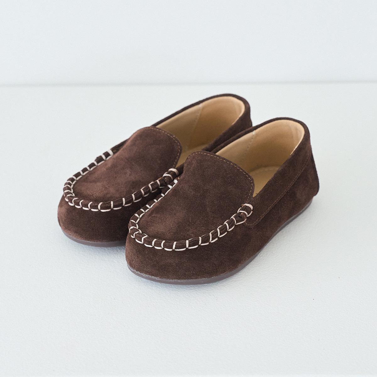 

[BABYZZAM] Унісекс Stitch Tom Loafer Brown, BB431, 7000030147, Популярне корейське взуття 200