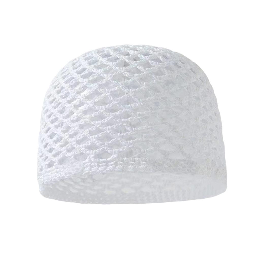 Cappello lavorato a maglia traforato Cappello all'uncinetto traforato Berretto alla moda Donna