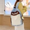 Schoolbag New Large-capacity Schoolbag Female Student Fashion Simple Backpack Street Trend Outdoor Travel Backpack Wholesale