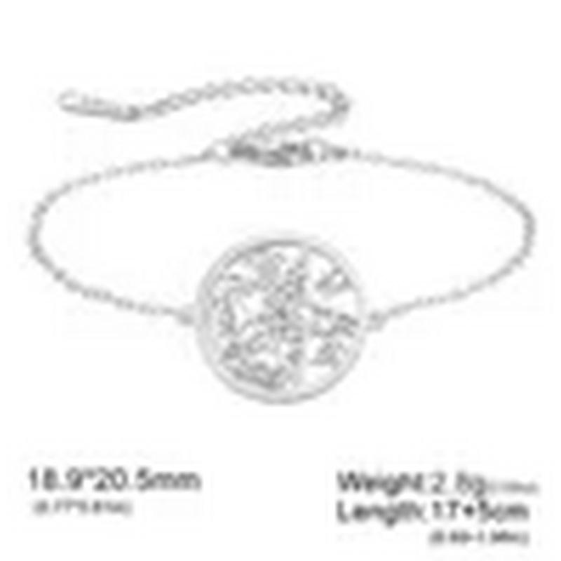 Minimalist Round Hollow Five Pointed Star Adjustable Cord Bracelet Unisex Fashion Jewelry Hand Rope Accessory For Men And Women