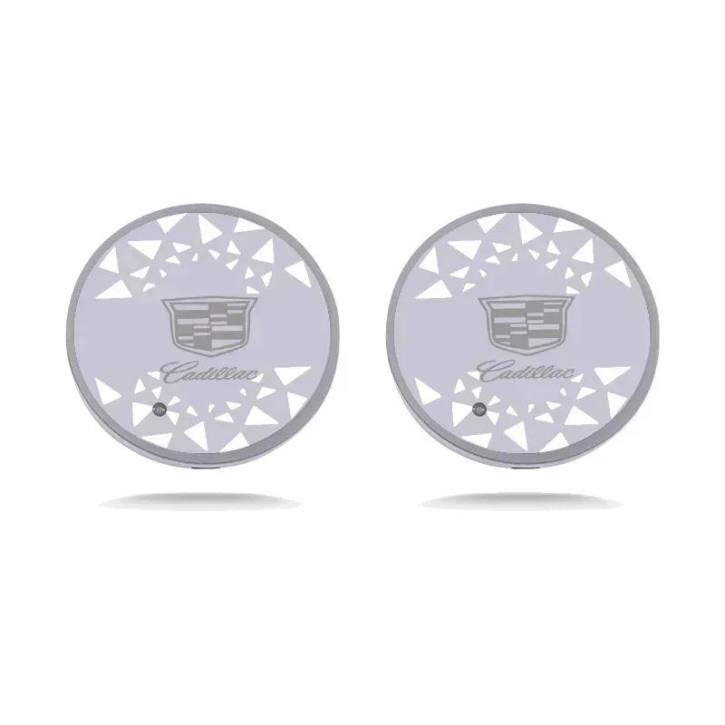 LED Auto Getränkehalter Matte USB Lade Untersetzer für Cadillac ATS CTS DTS STS SLS XLR BLS Escalade CT6 Innenlicht Matte