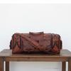 Leather Travel Bag Duffel Weekender Large Gym Duffle Overnight Carry On Luggage