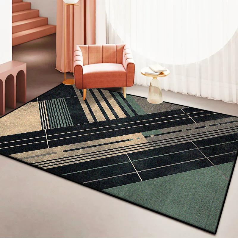 Nordic Simple Style Living Room Carpet Abstract Design Bedroom Lounge Large Area Rugs Home Decoration Bathroom Non-Slip Soft Mat