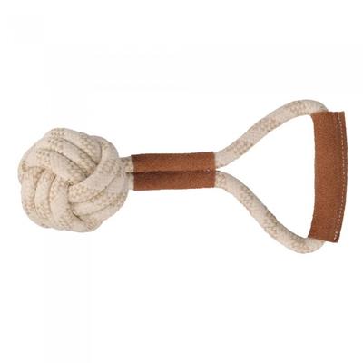 Benji & Flo Tug Â´NÂ´ Play Union Jack Suede Dog Toy