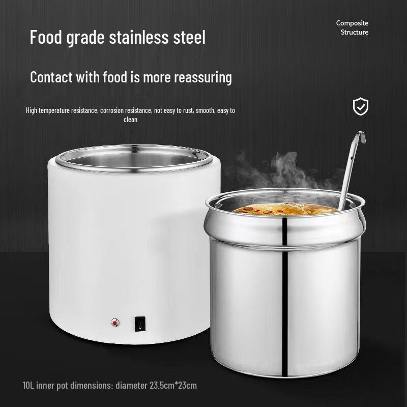 Huaxi Shijia 304 Stainless Steel Electric Soup Warmer Pot