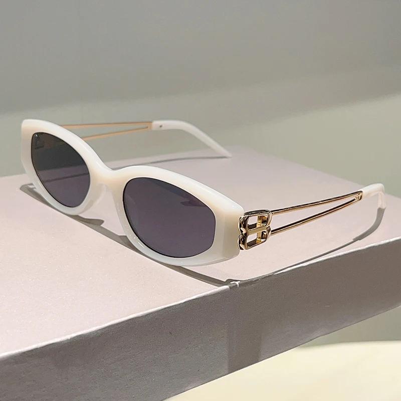 Oval Sunglasses Women  New Fashion Vintage Outdoor Decor Shades Ladies Trendy Luxury Brand Design Casual Sun Glasses