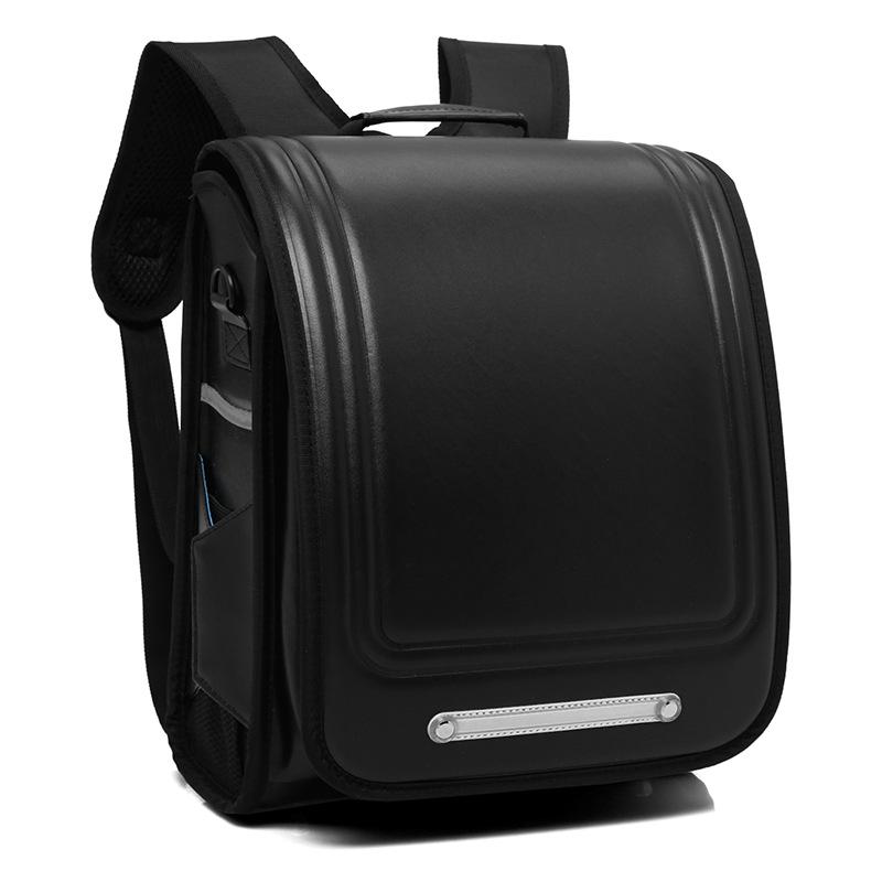 Children's Waterproof Backpack for Grades 1-6 – Japanese Style with Double Shoulder Spine Protection