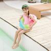 Float Rainbow For Water Summer Leisure Ring, O-Shaped, Type, Cute, Adults, Children, Pool, Float, Beach, Play, Vacation, Travel, Outdoors, (100#