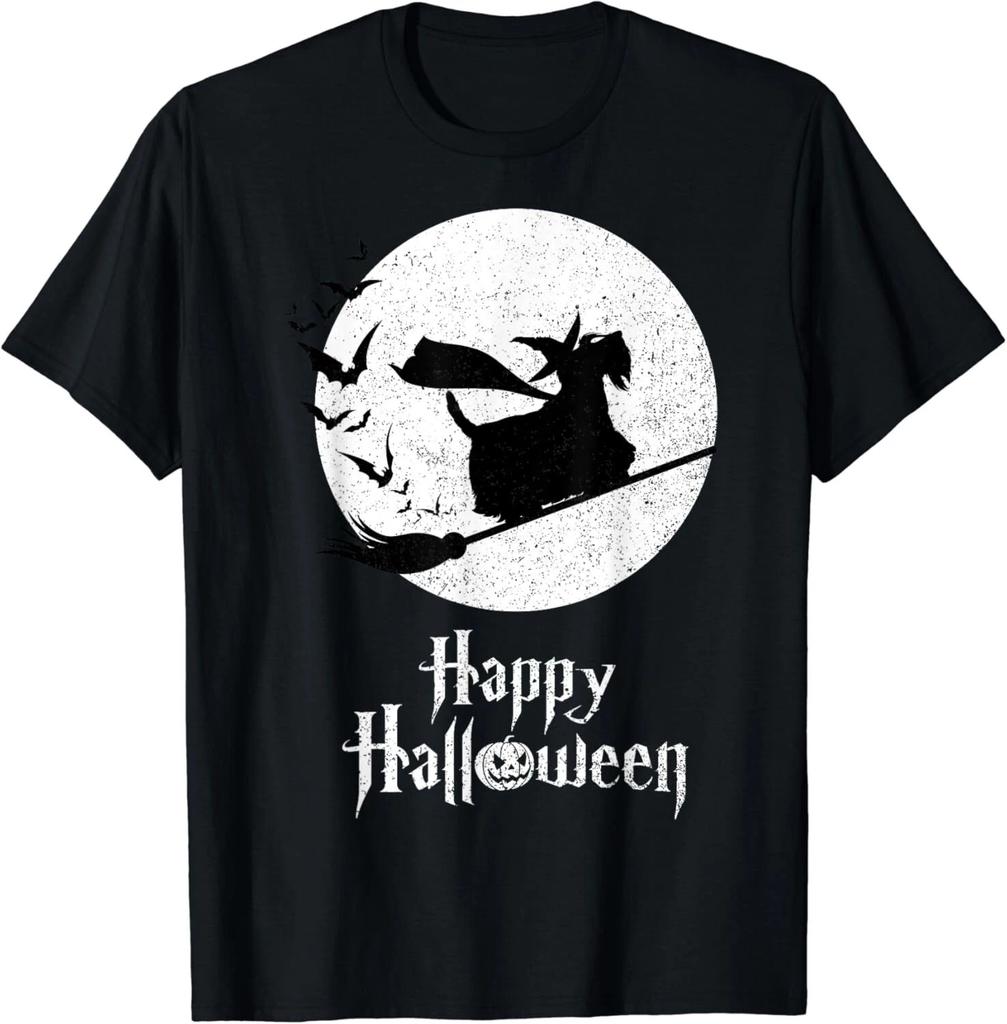 Funny Halloween Costume Witch SCOTTIE Dog Lover Gift Unisex T-Shirt