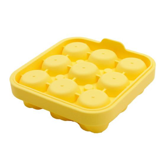 Rose Silicone Ice Cube Tray 9-Cavity Ice Mold for Whiskey & Cold Drinks Easy Release Non-Stick BPA-Free Mold for Chocolate Candy Jelly DIY Soap