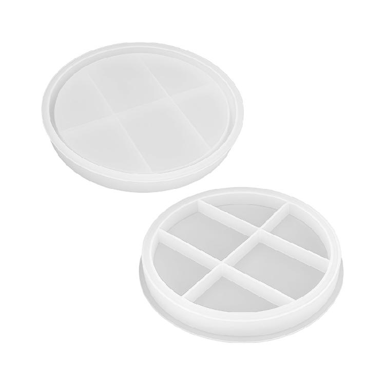 

Circular Resin Tray Silicone Molds For Making Candle Jewelry Storage Tray Serving Dish Gypsum Ornament Home Decoration 1