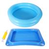 Multifunctional Inflatable Foot Wash Basin Collapsibles Pool Footbath Foot Bath for Home Portable Wash Basin for Yard Pool