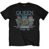 Queen T-Shirt: Tour '80 OFFICIAL NEW