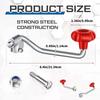 Quick Install Adjustable Trailer Jacks Handle Ergonomic Grip Lightweight Carbon Steel Plastic Replacement Tool Accessories