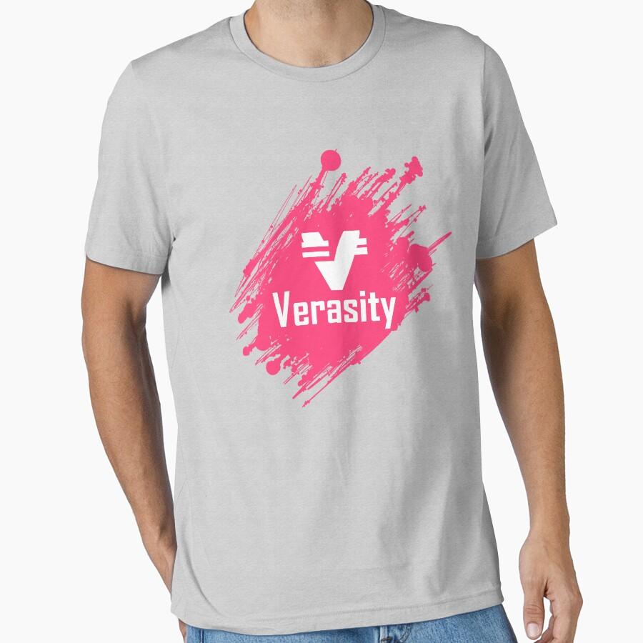VRA Verasity  Crypto Cryptocurrency 100% Cotton Printed T Shirt for Men Large Size Adult Tops S-6XL