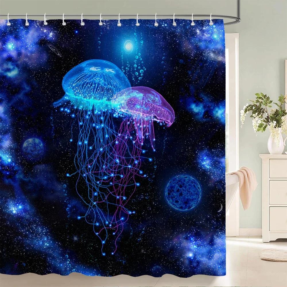 Unterwasserwelt Fisch Schildkröte 3D Duschvorhänge Ozean Delfin Meereslandschaft Stoff Wasserdicht Badvorhang Badezimmerdeko Sichtschutz