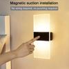 USB Recharge Wall Lamp Touch Motion Sensor Switch Indoor Acrylic Night Lights Bedroom Bedside Wall Sconce Nordic LED Wall Light