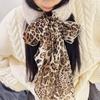 Leopard Print Plush Scarf Necklace - Versatile Retro Y2K Jewelry for Women