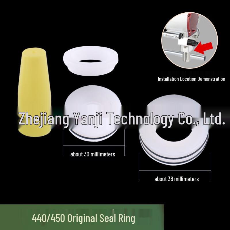 Lanmo 450 Spray Machine Plunger Rod Seal Ring CN plug (adapter included)