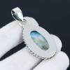 Larimar Gemstone Handmade 925 Sterling Silver Jewelry Pendant, Natural Larimar, Holiday Gift for Her Jewelry for Special Occasions