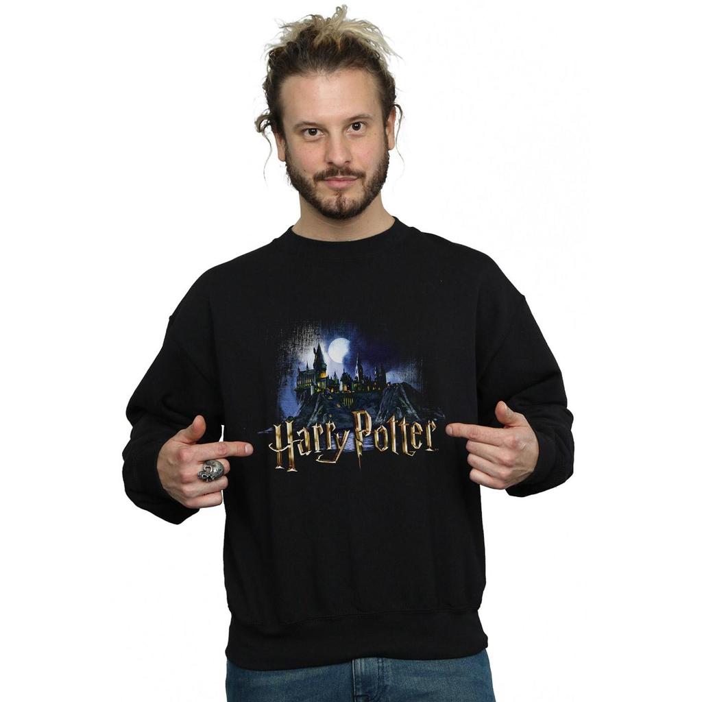 HARRY POTTER Mens Hogwarts Castle Sweatshirt