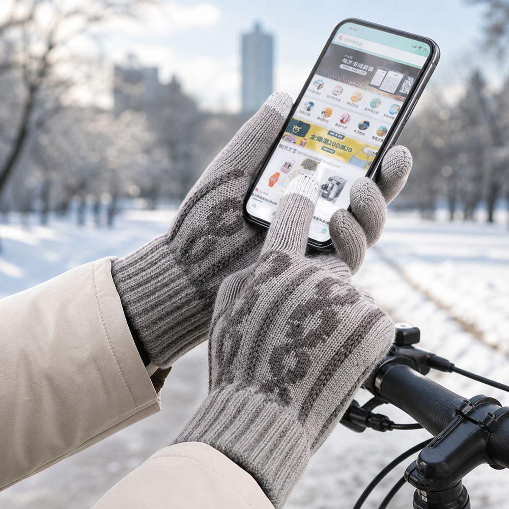 Synthetic Fabric Winter Gloves Touchscreen Compatible hermal Gloves Outdoor Activities