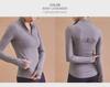 Women's Slim Fit Sports Jacket - Elastic, Zipper, Long Sleeve - Ideal for Running & Yoga (Spring 2020 Collection)