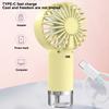 Humidifying Water Replenishing Handheld Spray Fan Fast Charging Convenient Desktop Usb Charging Mini Handheld Fan