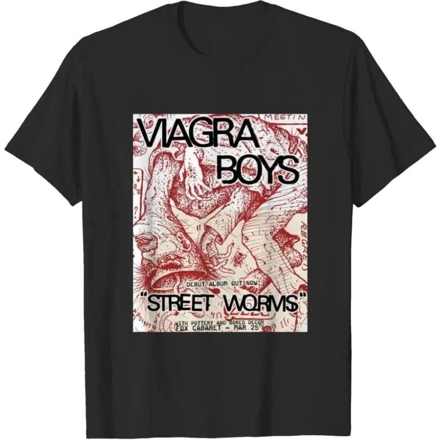 

Men s Short Sleeve T-Shirt, Viagra Boys Band T-Shirt Unisex Short Sleeve T-Shirt Black XXXXXL різнокольоровий