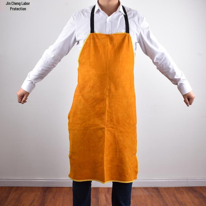 Thickened Cowhide Welding Apron: Spark & Heat Resistant Workwear