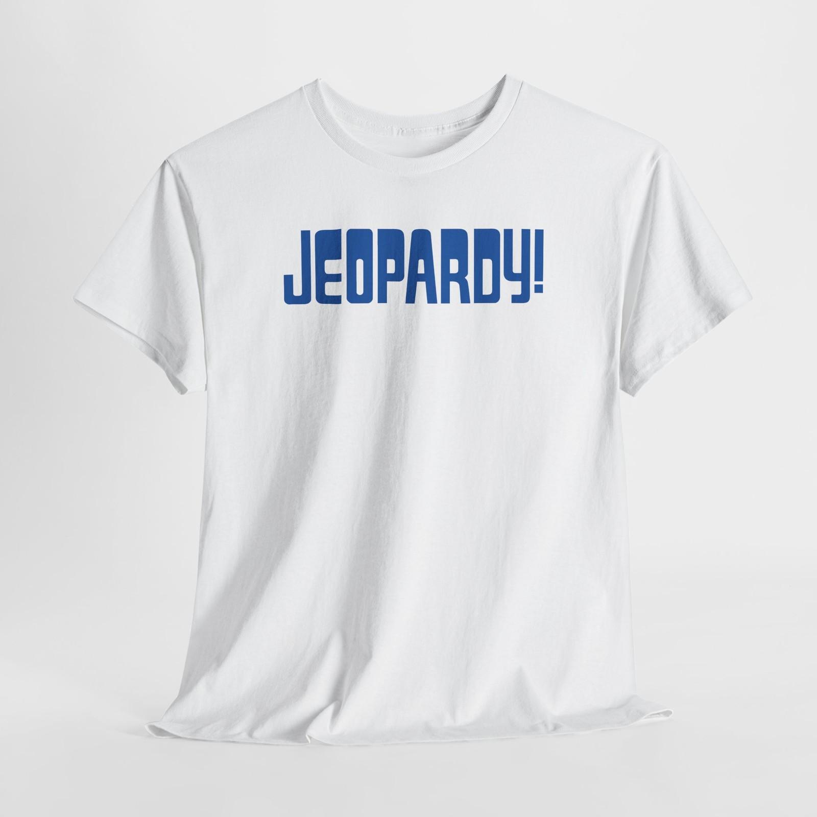 

Что такое Jeopardy! Унисекс футболка из плотного хлопка - Идеально для вечера викторин 3XL