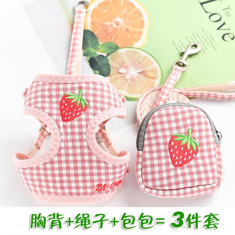 Pet Products Cat Dog Leash Vest Chest Strap Small Dog Anti-break Free