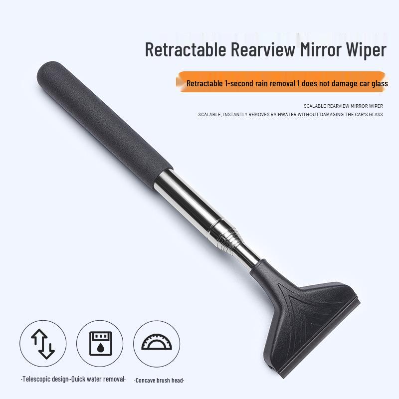 

Retractable Multi-Functional Car Rearview Mirror Wiper – Essential Tool for Effectively Removing Rain, Frost, and Snow