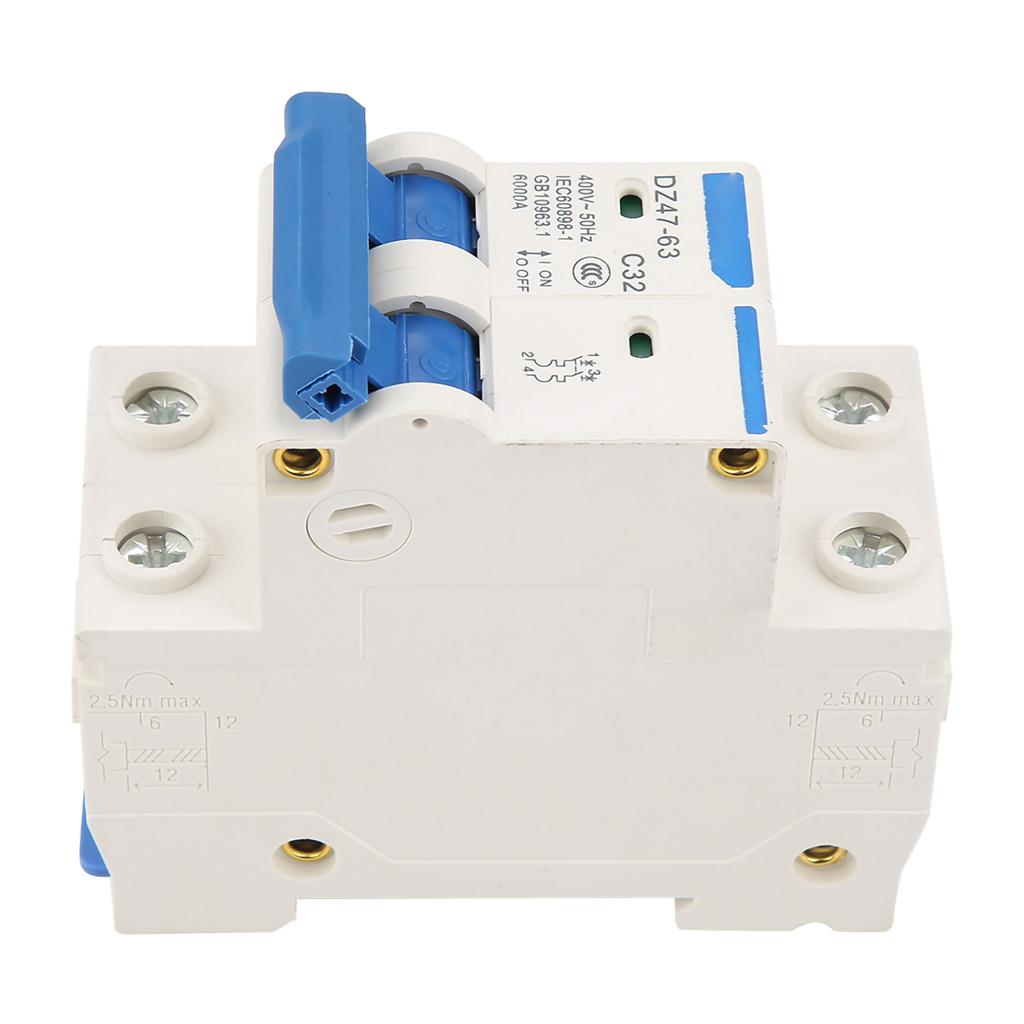 DZ47?63 2Pole 32A Miniature Current Circuit Breaker 220380V