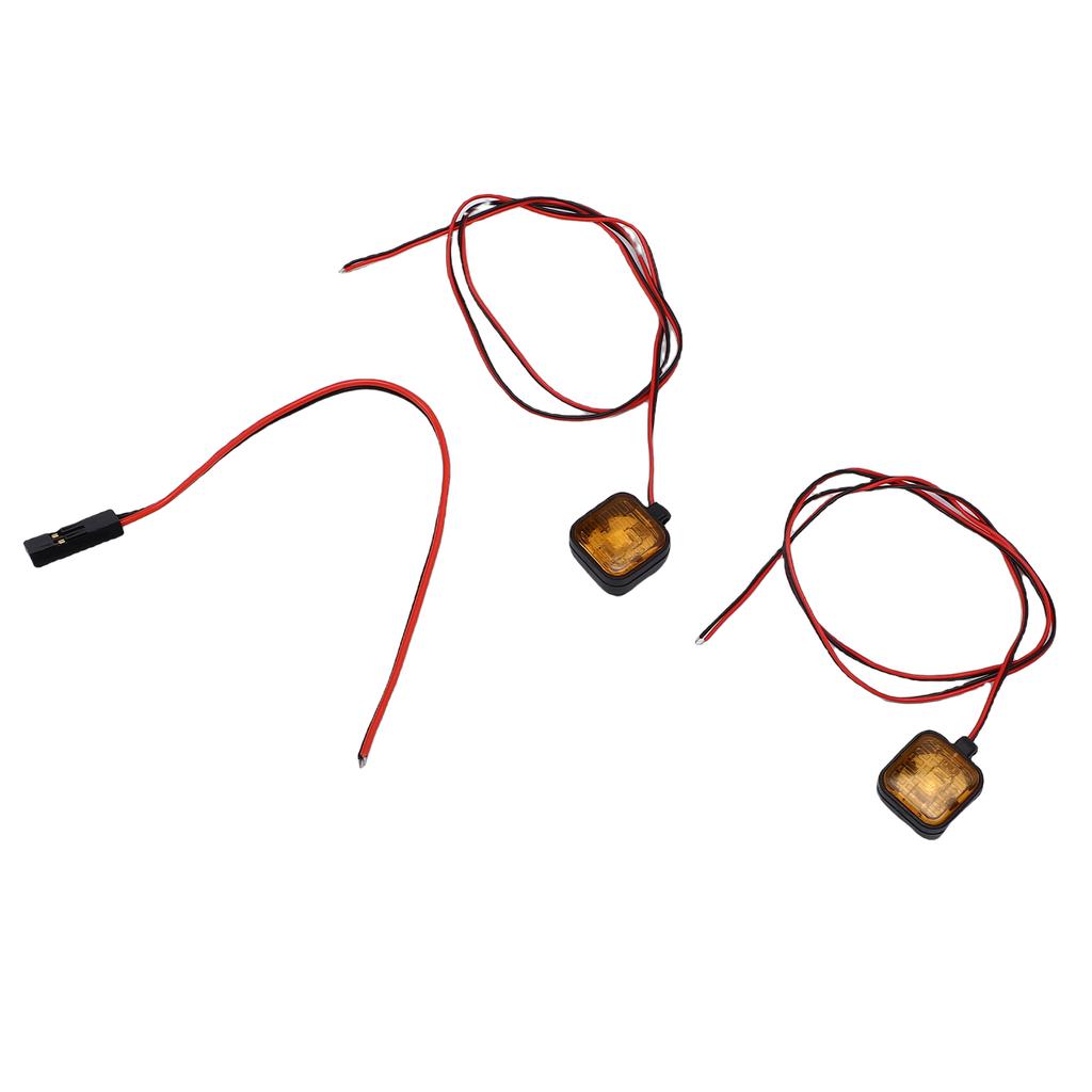 LED Toy Car Lights Remote Control Car Spotlights with Metal Bracket 12mm Diameter RC Car Flashing Light Strips