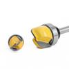 Shank 1-1/8 3/4 Inch Diameter Bowl Tray Router Bit Round Nose Milling Cutter With Bearing For Woodworking