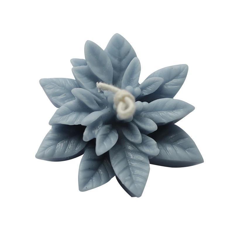 Christmas Aromatherapy Candle Mold Christmas Flower Silicone Mold Resin Molds Cake Decorating Handmade Soap Mold Candle Making