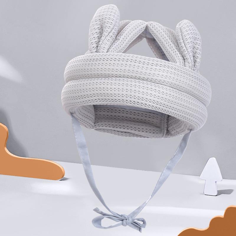 

Дитяча подушка для захисту голови від падінь, Дитина вчиться ходити, Дитячий захисний шолом для малюків від ударів сірий колір