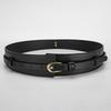 Ladies Dual Fashion Use Pu Leather Waist Belt Wide Belt For Work And Casual Use