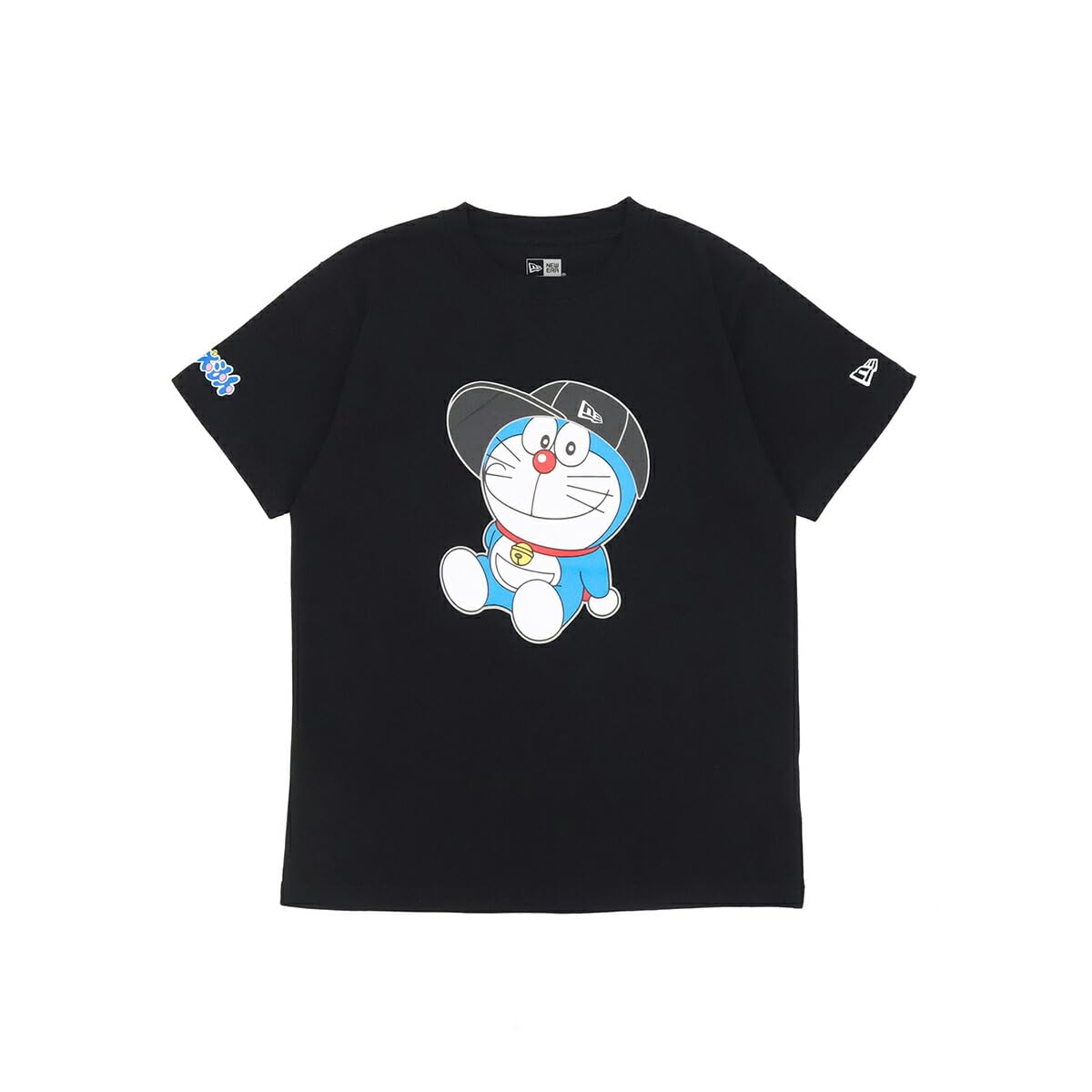 

Детская футболка с коротким рукавом Doraemon Collaboration, черная 130 YTH SS CT TEE DORAEMON NECAP BLK [New Era] чёрный