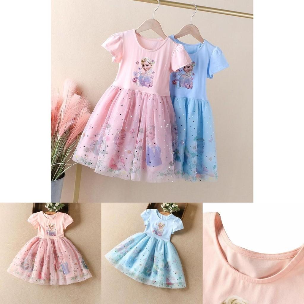 Frozen Elsa Princess Dress For Kids Girls Soft Comfortable Fabric Perfect For Parties!