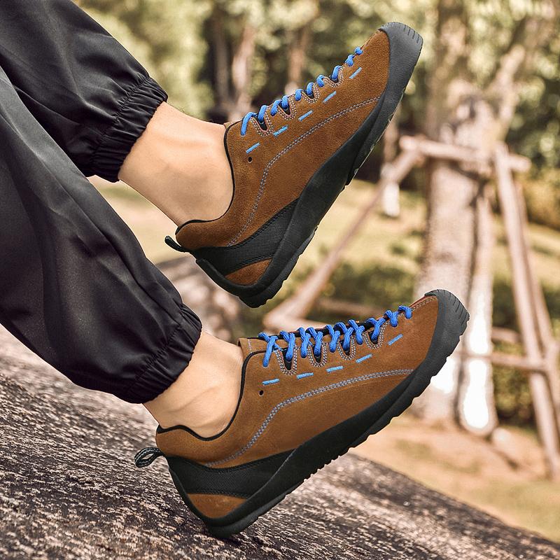 Fashion Outdoor Male Comfortable Sneakers All-match Men Casual Shoes Handmade Male Driving Footwear 2025 New Arrival Men's Lace-Up Flats