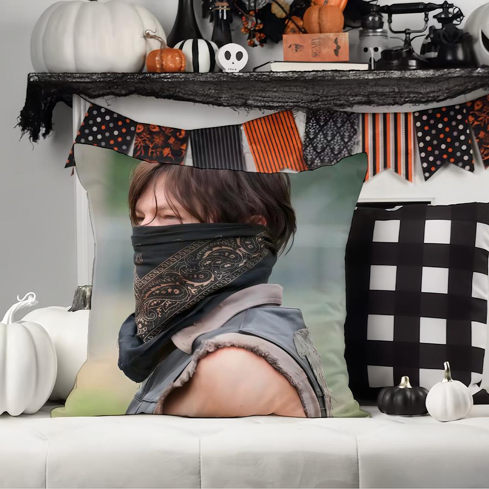 The WWalking DDead DDaryl DDixon  Pillow Case Office Cushions Suitable For Sofa Car Bedroom Decorative Cushion Cover